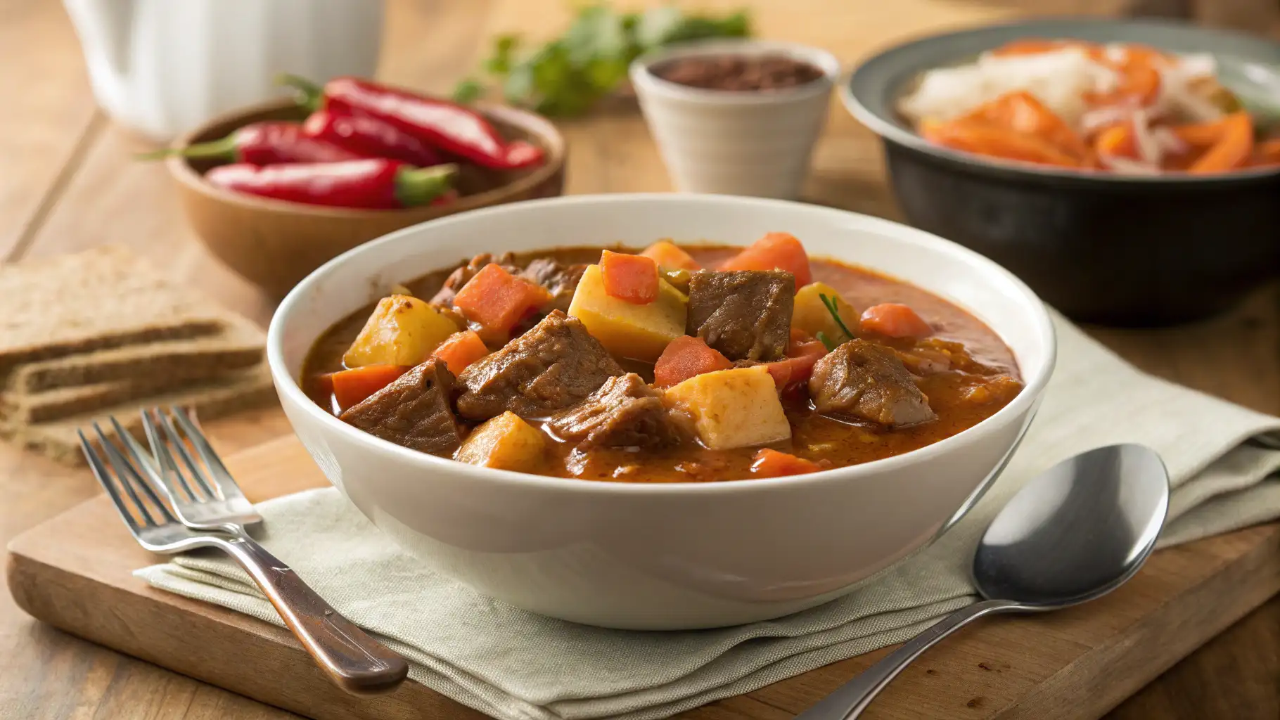 Classic Hungarian Goulash Recipe - Hearty beef stew with paprika and vegetables