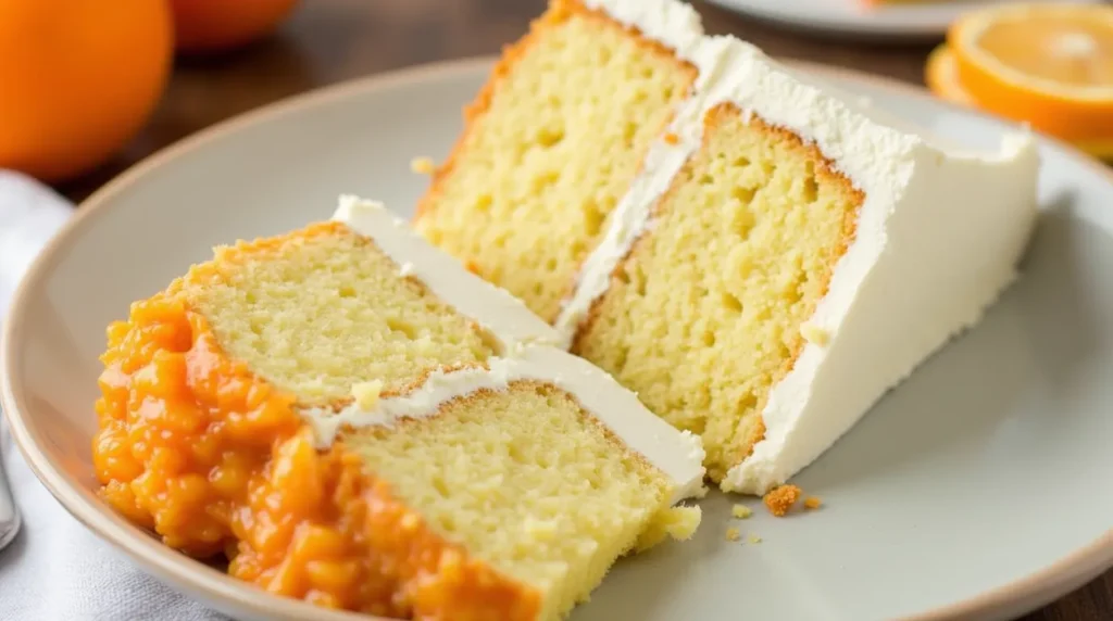 Moist & Fluffy Homemade Orange Cake