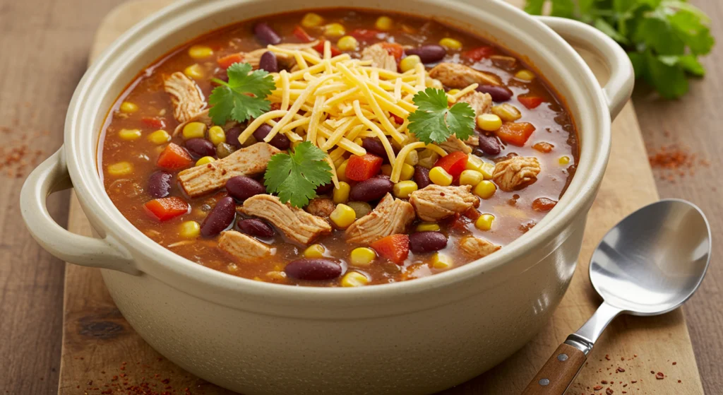 Spark Recipes Chicken Taco Soup - Easy and Flavorful