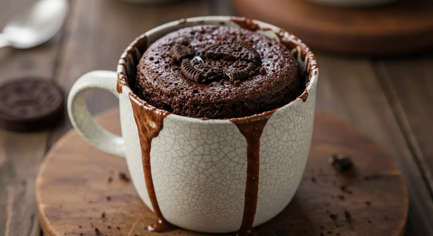 Chocolate Mug Cake Recipe in a Microwave Mug