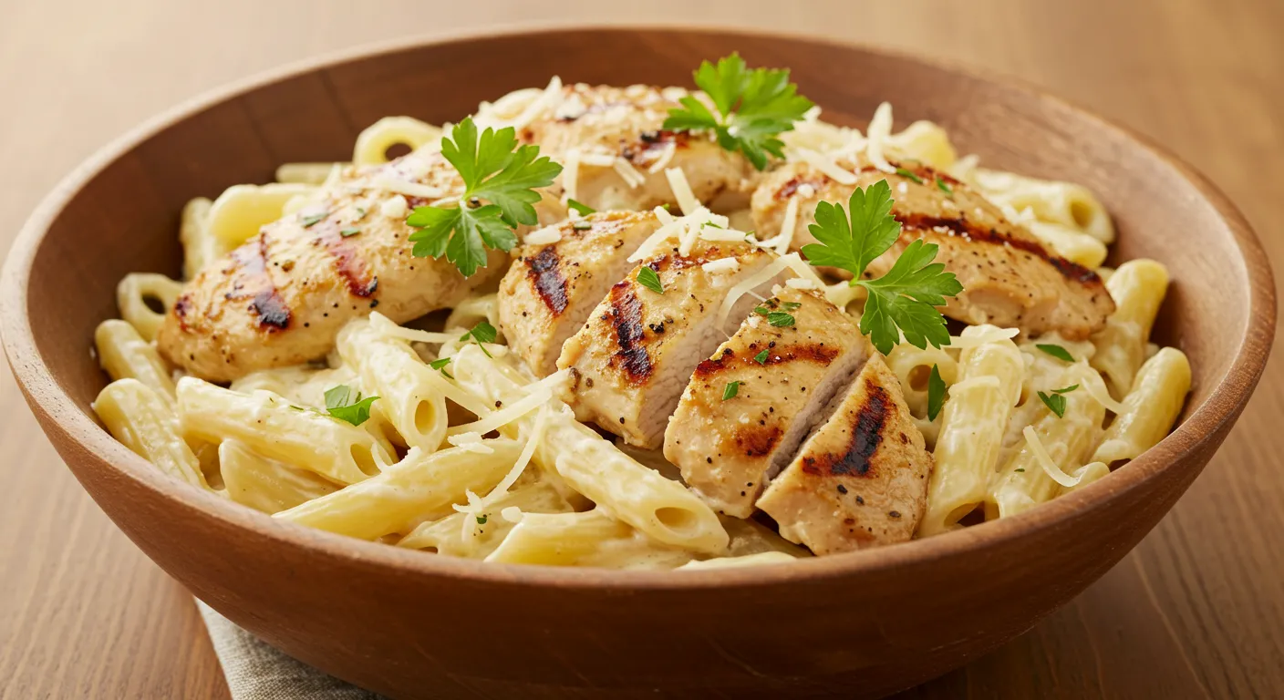 Creamy Garlic Parmesan Chicken Pasta – Easy One-Pan Dinner