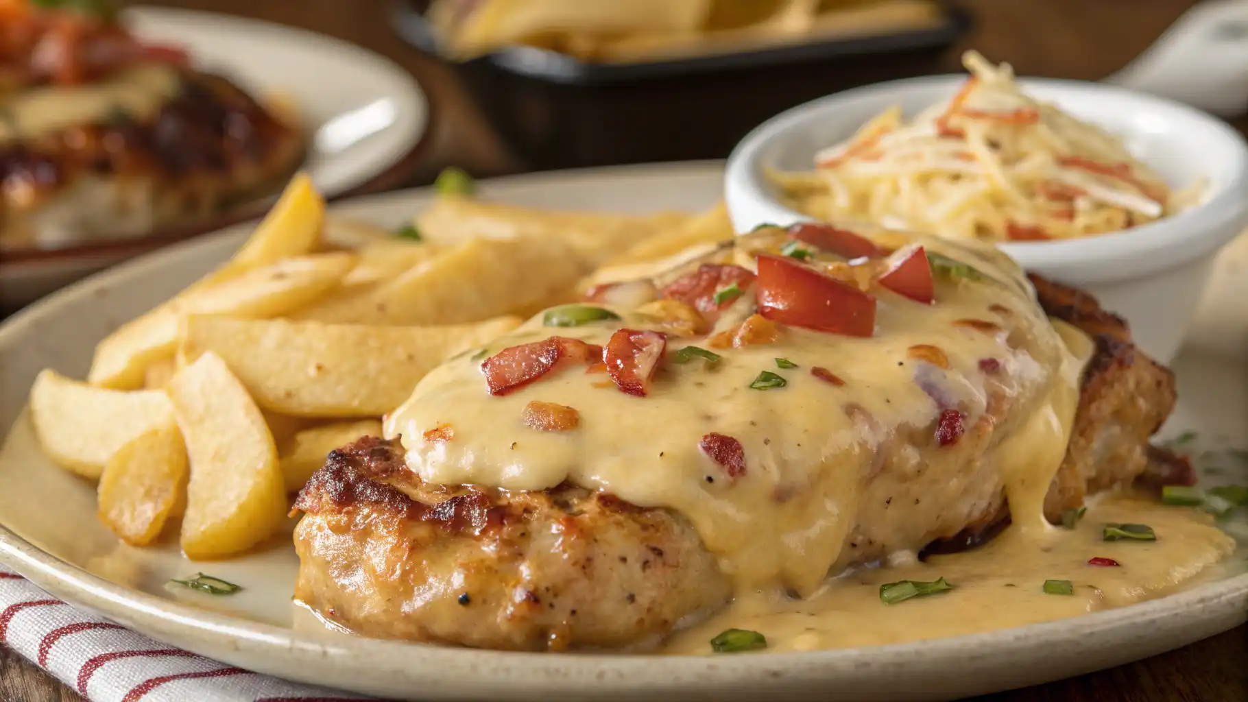 Texas Roadhouse Smothered Chicken with Jack Cheese