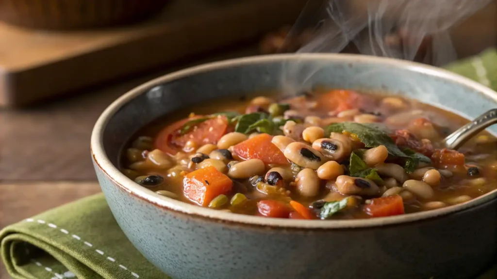 Smoky Black Eyed Pea Soup