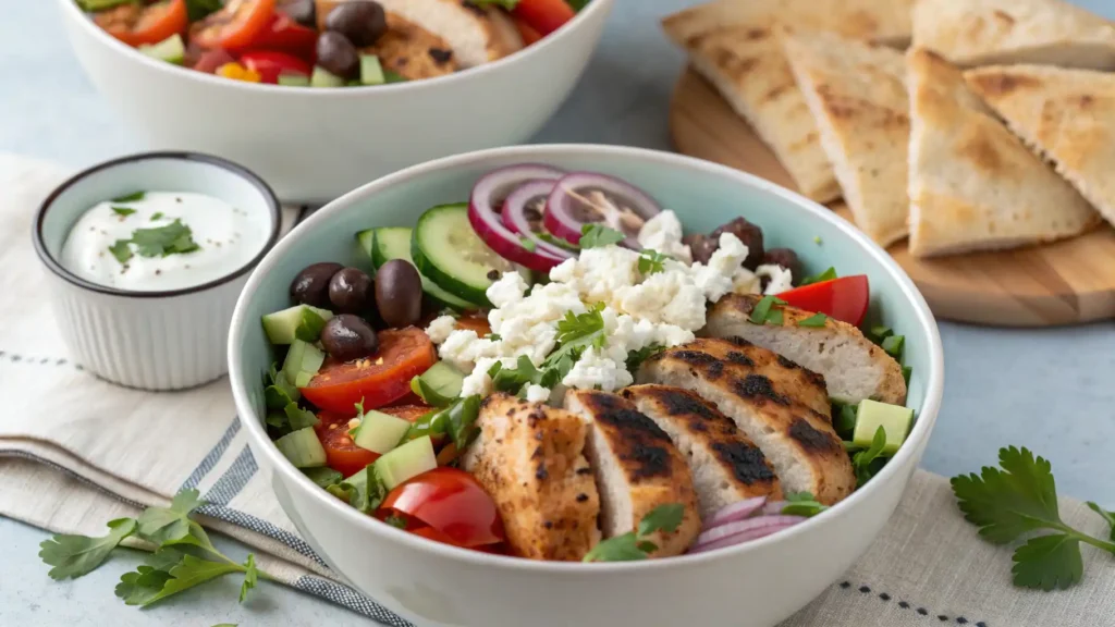 Greek Chicken Bowls
