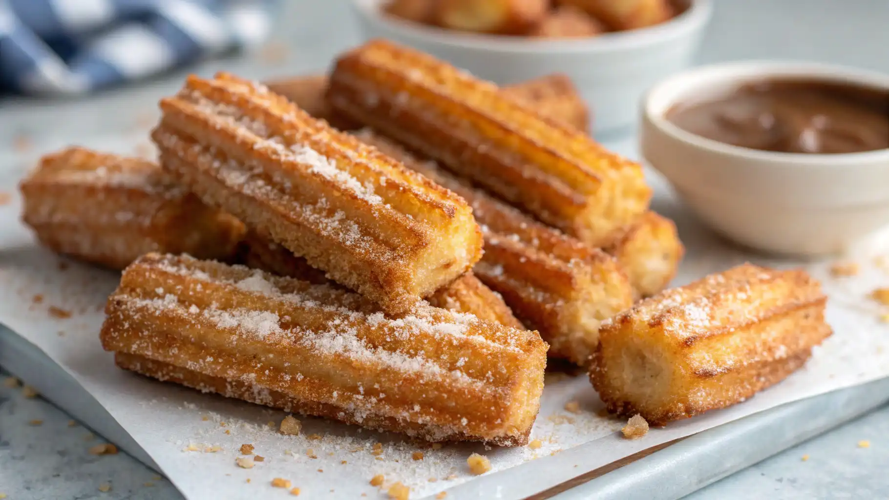 Crispy Air Fryer Churro Bites
