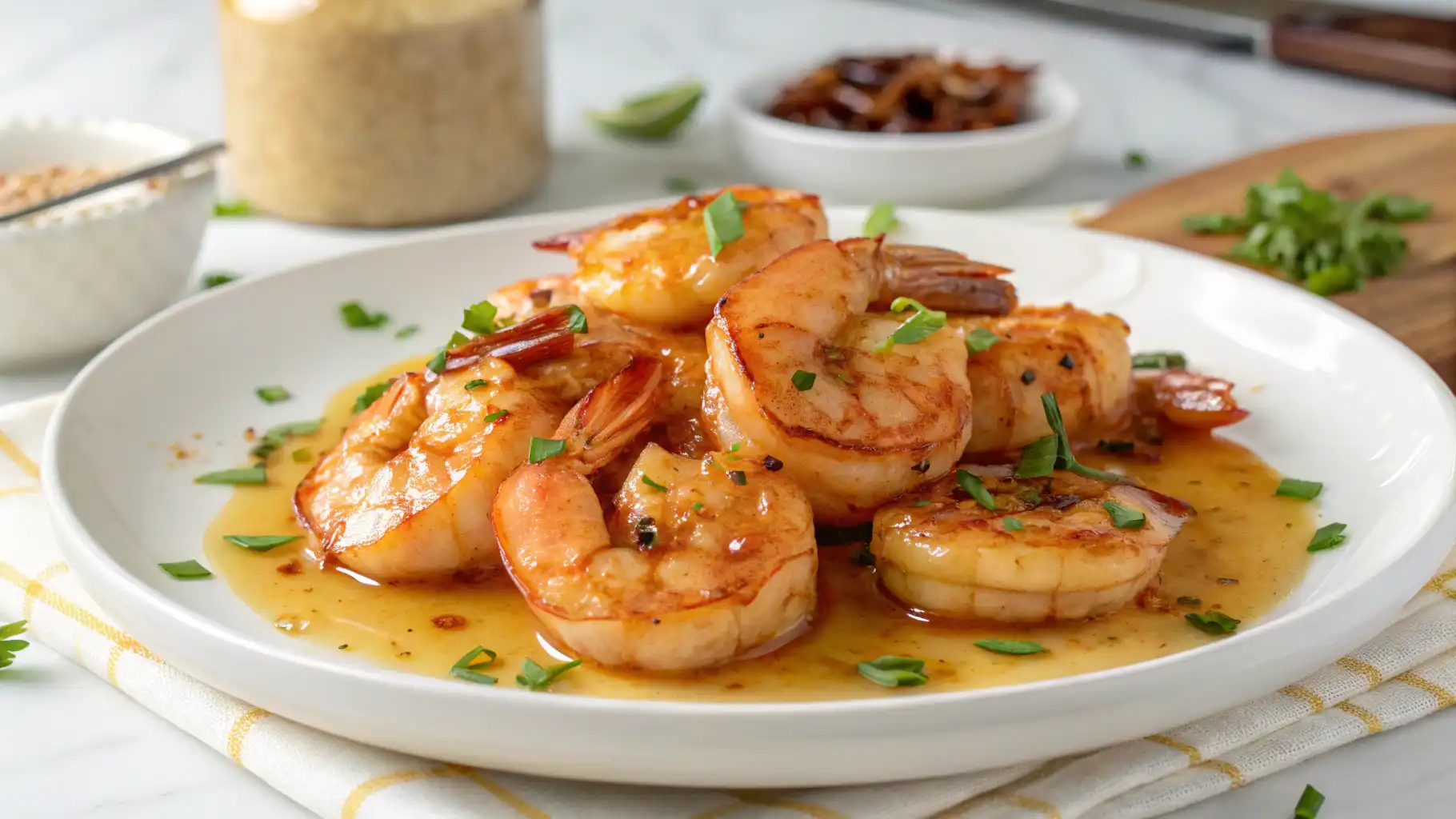 High-Protein Honey Garlic Shrimp