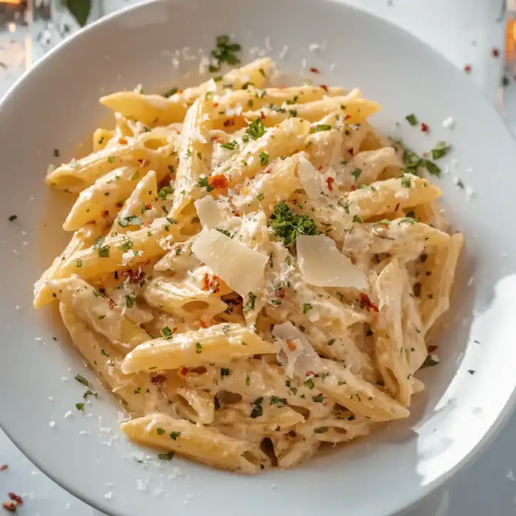 One Pot Creamy Garlic Pasta