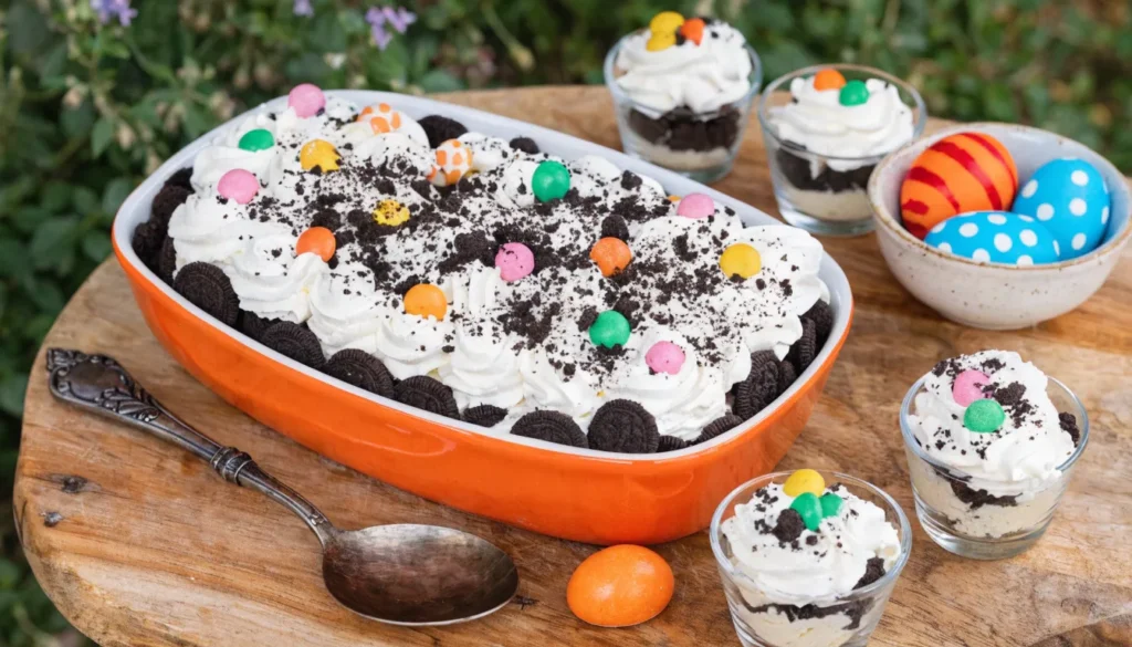 Easter Dirt Cake Casserole