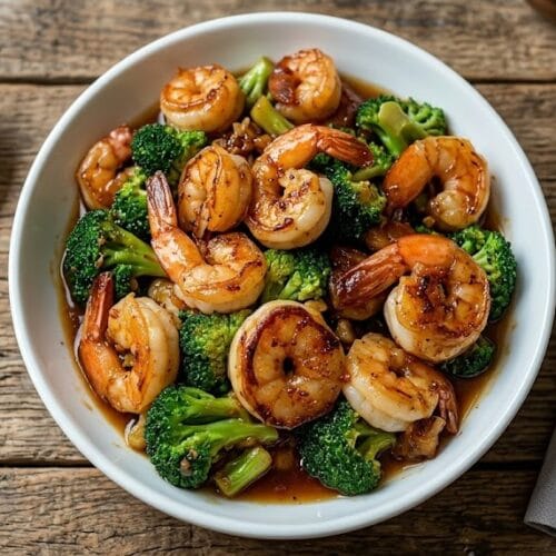 Easy Dinner High-Protein Honey Garlic Shrimp