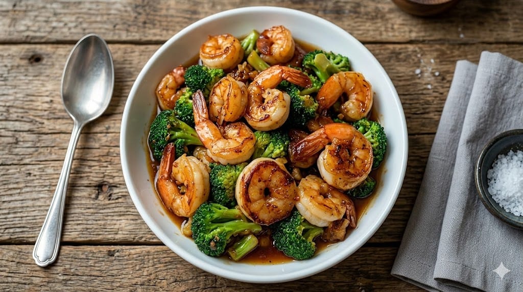 Easy Dinner High-Protein Honey Garlic Shrimp