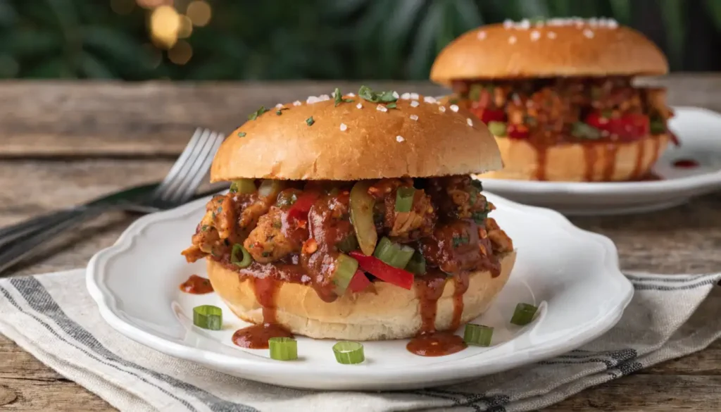 Cajun Chicken Sloppy Joes