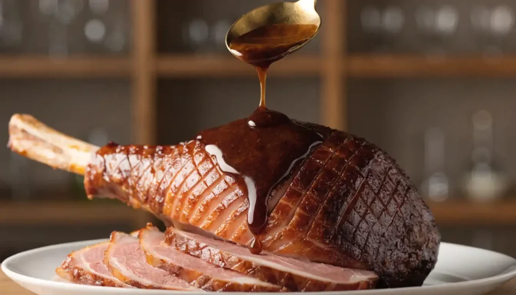 Perfect Brown Sugar Mustard Glazed Ham