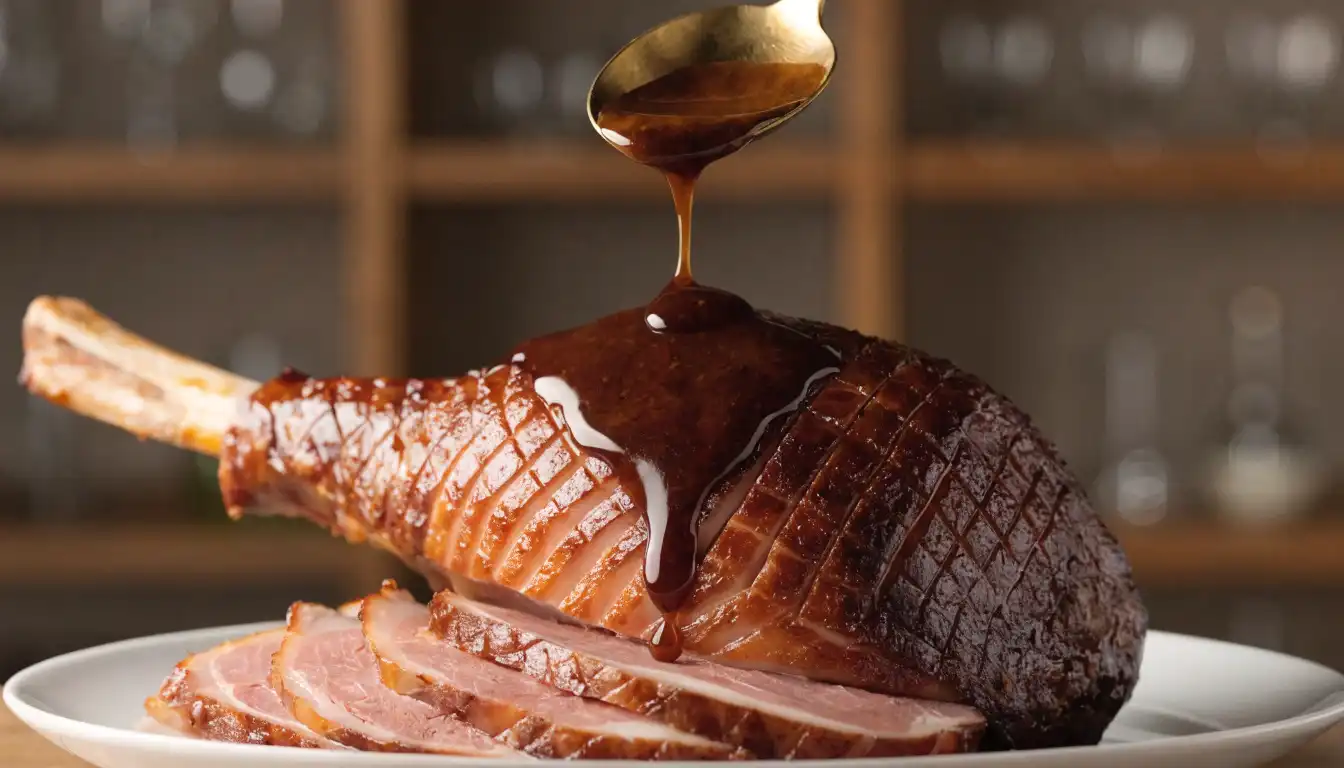 Perfect Brown Sugar Mustard Glazed Ham